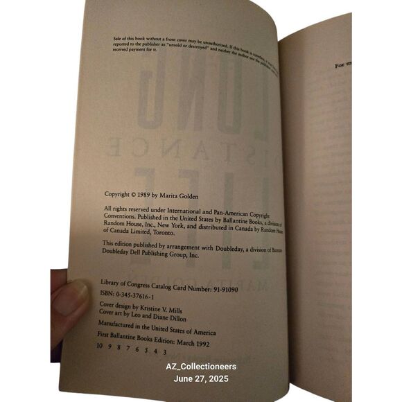 Long distance love by Marita Golden - Ballantine books - isbn 0345376161 - Picture 5 of 7